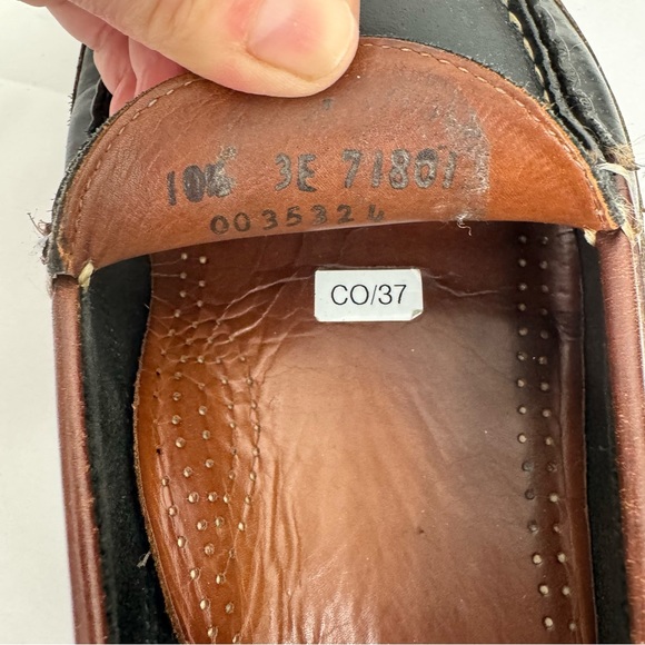 Allen Edmonds Gommus Mens Slip On Loafer Shoe Black Brown Size 10.5 - Picture 3 of 10